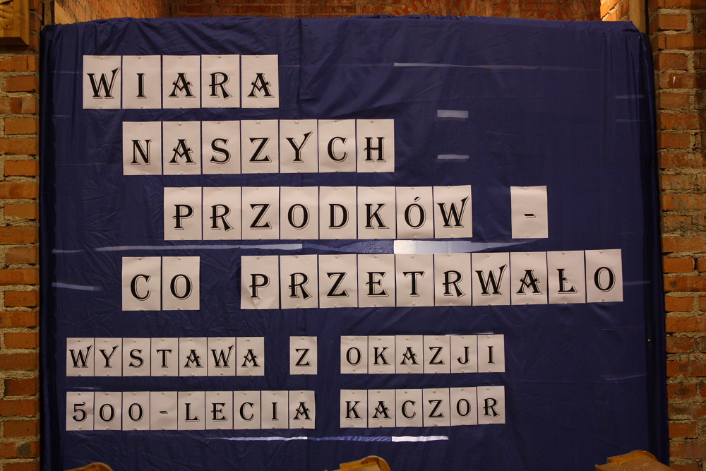 Wystawa „Wiara naszych przodków – co przetrwało”.