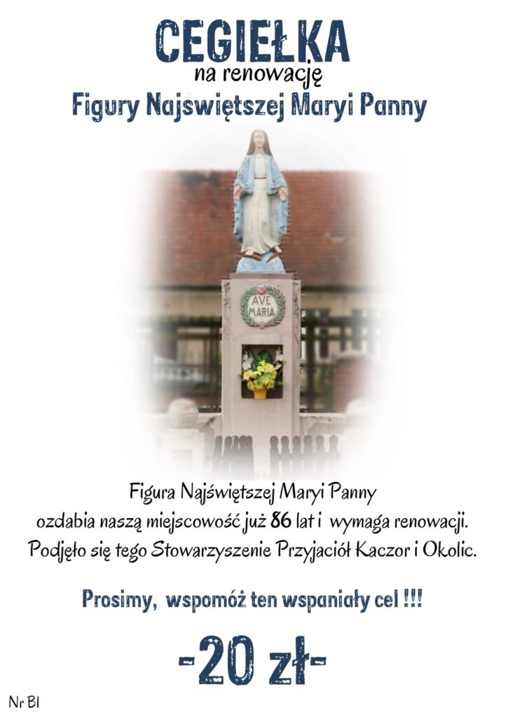 Renowacja figury Matki Boskiej w Kaczorach — zdjęcie 9