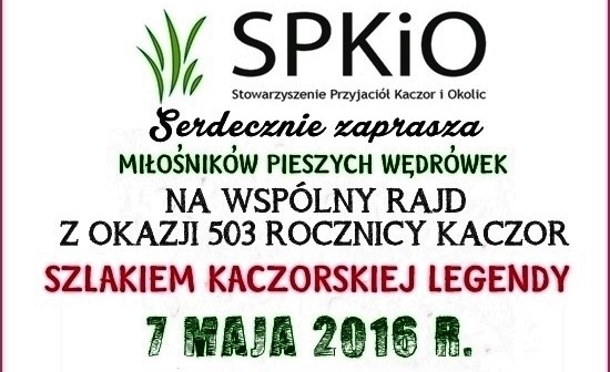 503. rocznica powstania Kaczor