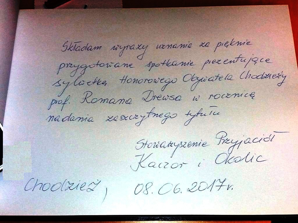 55 lat Honorowego Obywatelstwa prof. Romana Drewsa — zdjęcie 4