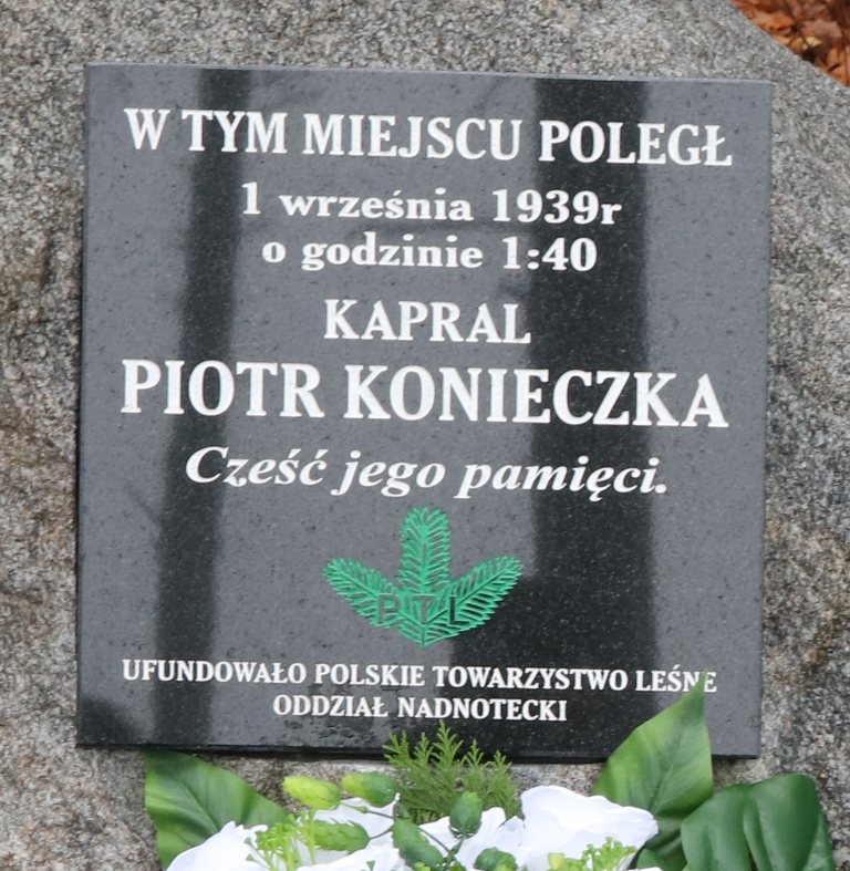 W 100-lecie niepodległości Polski leśnicy upamiętnili miejsce śmierci kaprala Konieczki — zdjęcie 4