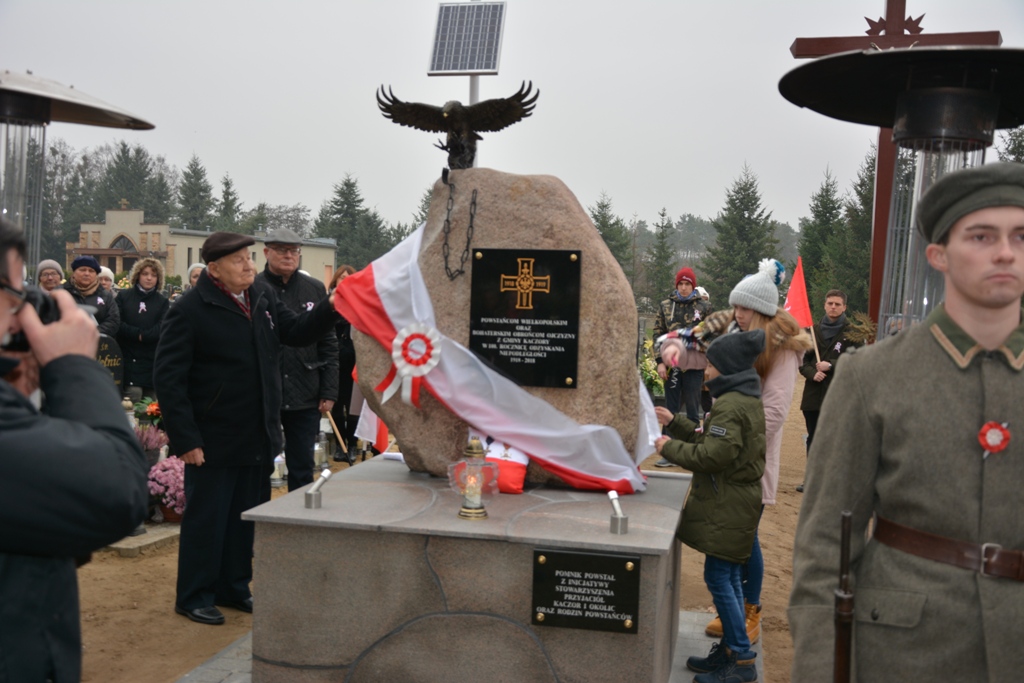 W Kaczorach odsłonięto pomnik Powstańców Wielkopolskich — zdjęcie 19