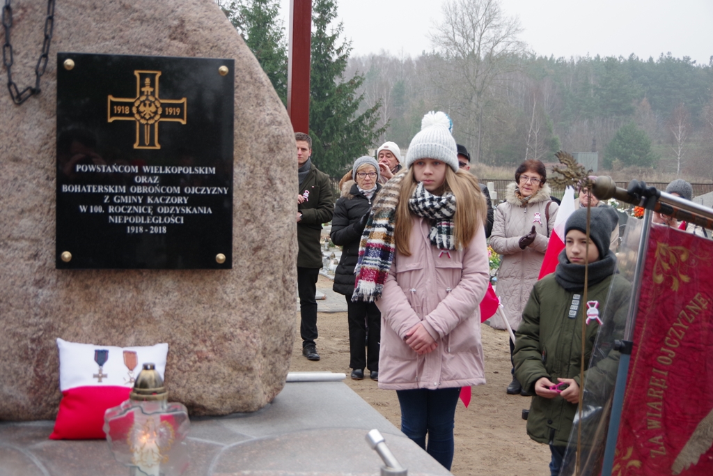 W Kaczorach odsłonięto pomnik Powstańców Wielkopolskich — zdjęcie 21