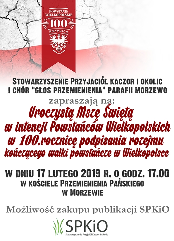 W Morzewie pomodlimy się za Powstańców Wielkopolskich — zdjęcie 1