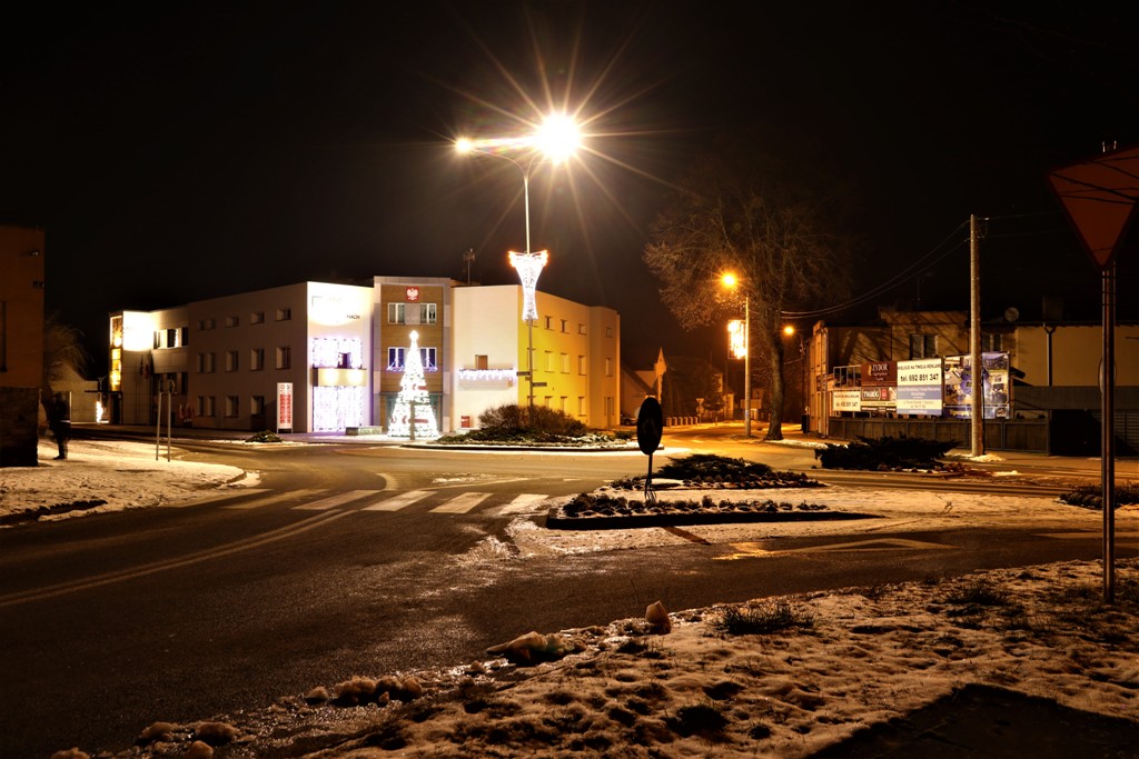Kaczory nocą w Nowy Rok 2022