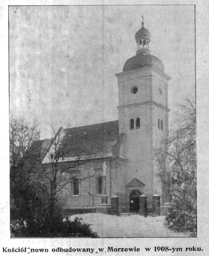 Poświęcenie kościoła w Morzewie po pożarze. — zdjęcie 4