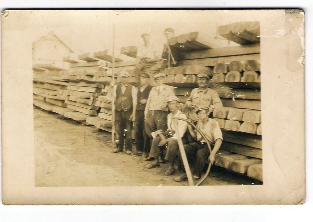 Składnica kolejowa w Kaczorach na starej fotografii — zdjęcie 1