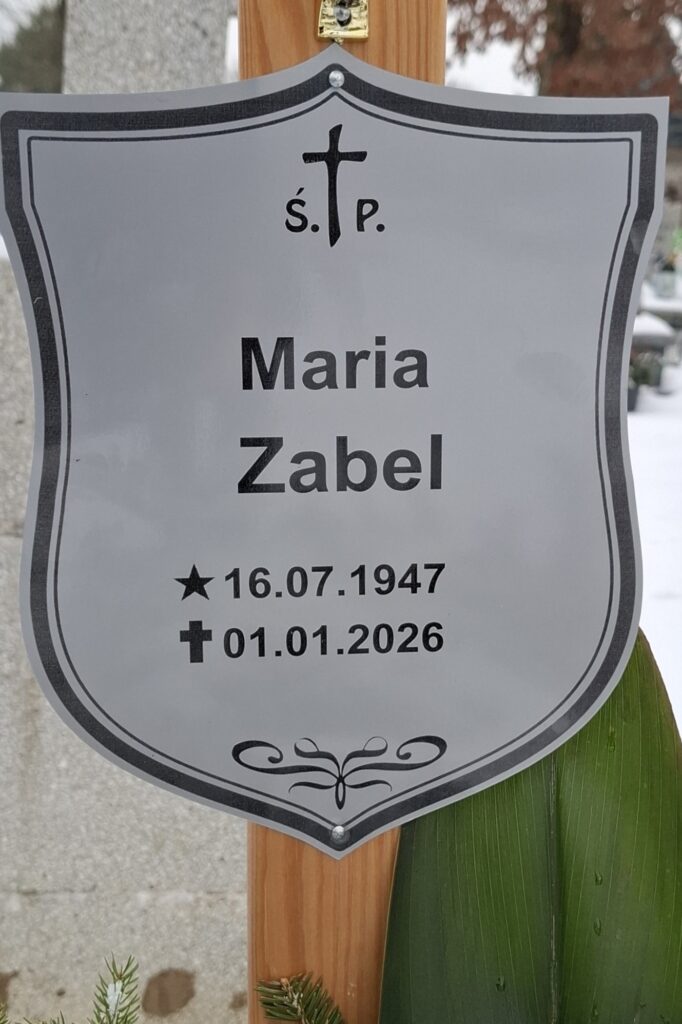 Zmarła Maria Zabel — zdjęcie 2